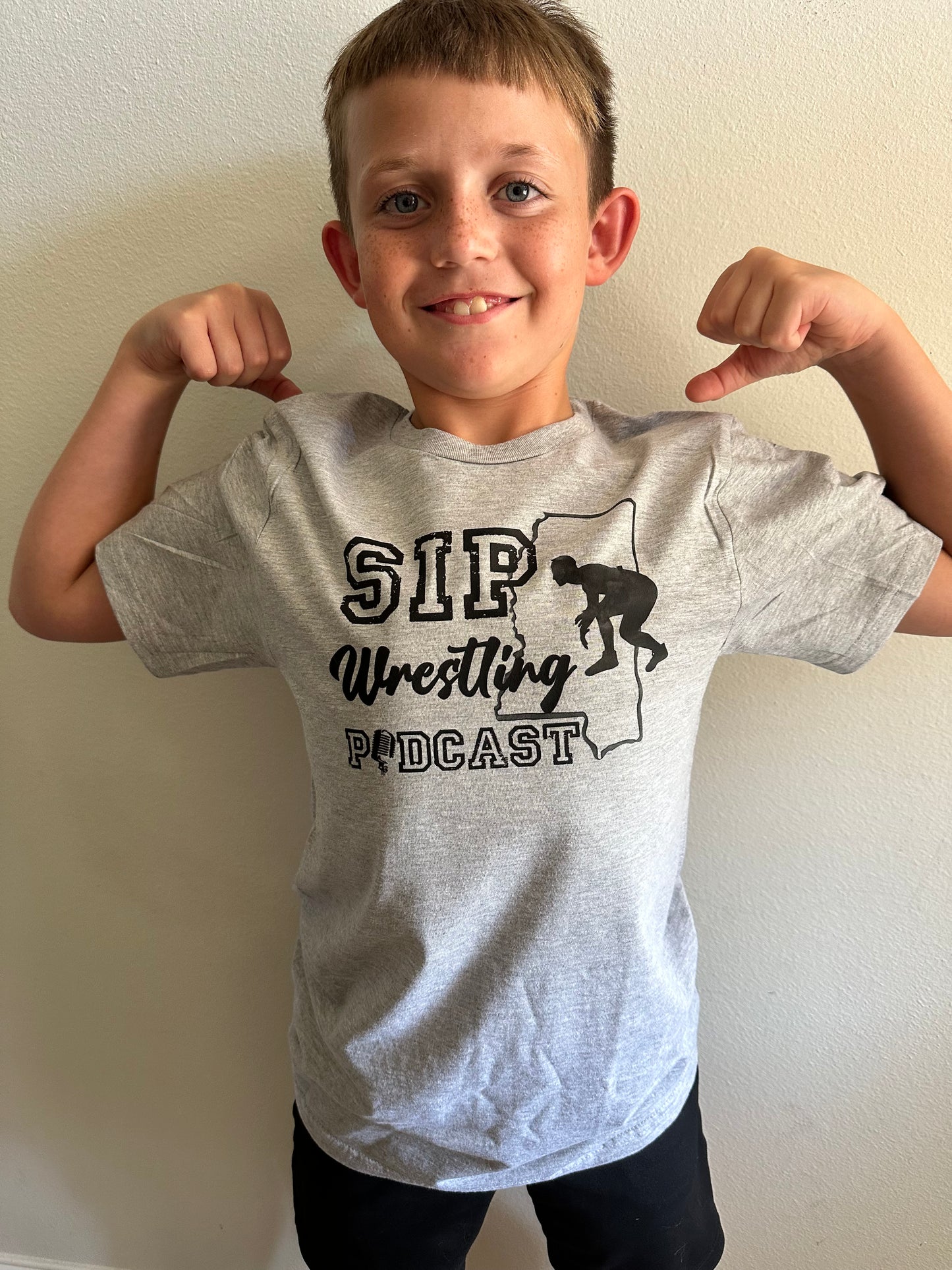 Sip Wrestling Podcast T-Shirt - Youth Sizes