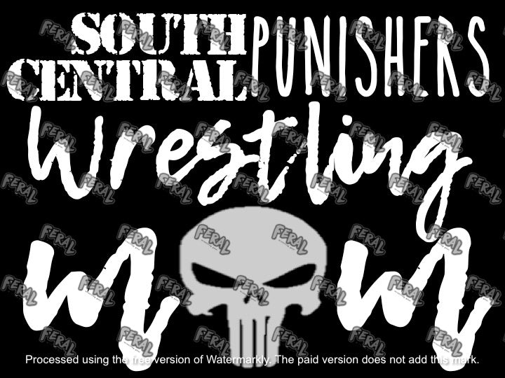 South Central Punishers Wrestling Mom - Adult Sizes Only